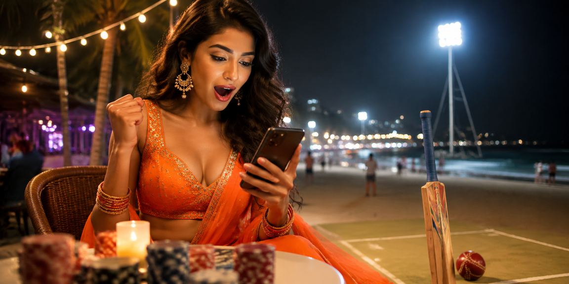 Live casino game near beach in India